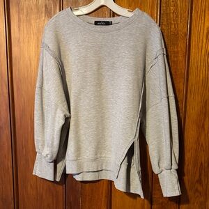 Gray Women's crew neck